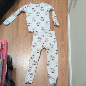 GAP Kids Pajama Set with Pink Minnie Mouse Design